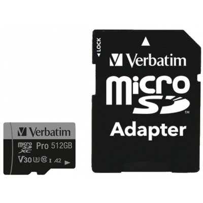 Verbatim 512GB microSDXC Pro 90MB/s