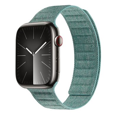 Pasek CRONG Melange do Apple Watch 4/5/6/7/8/9/SE/SE 2/SE 2022 (38/40/41mm) Turkusowy