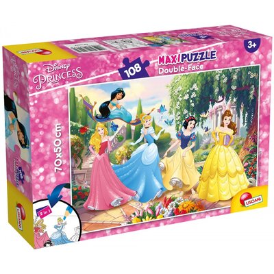 Trefl Puzzle dwustronne Maxi 108 Princess Na zawsze