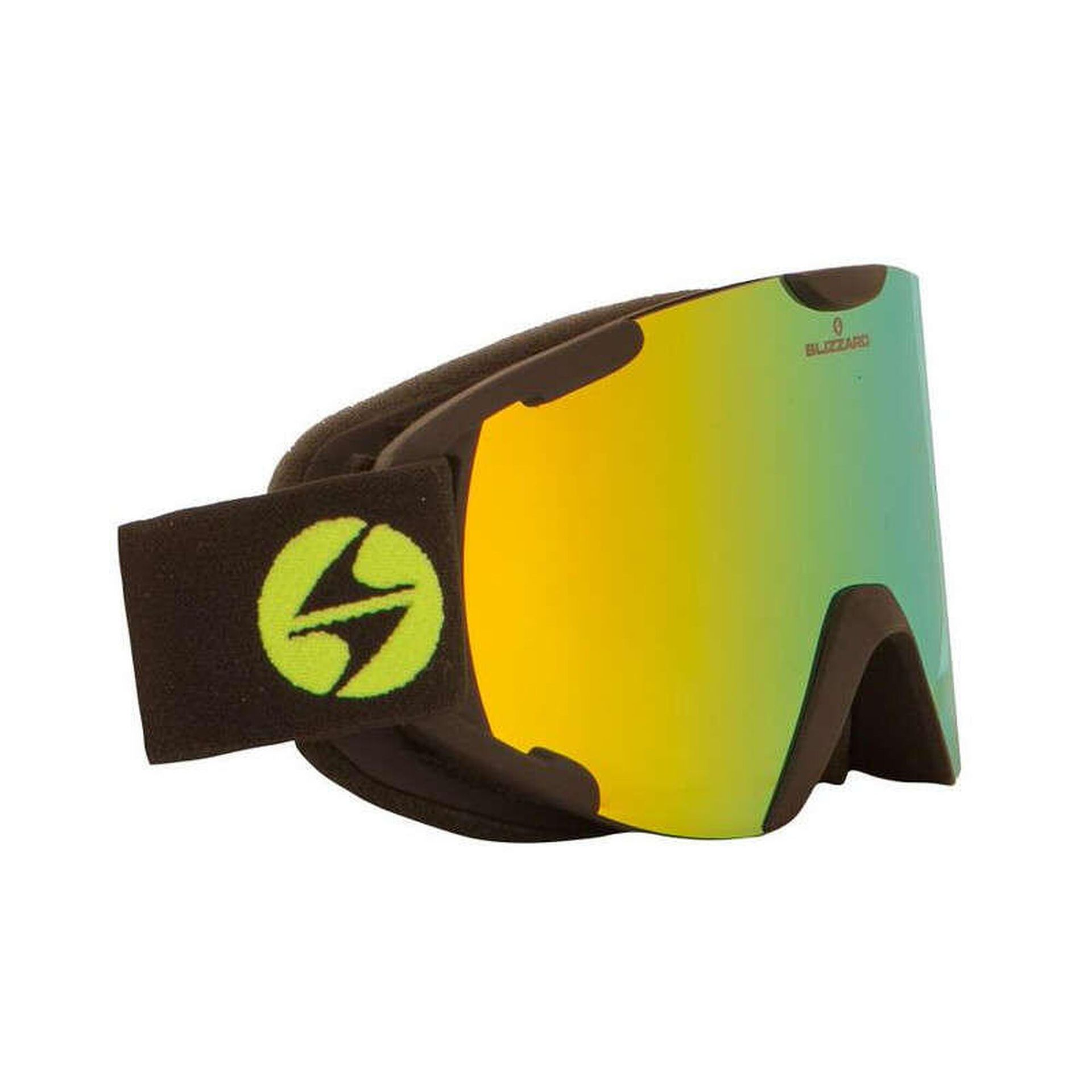 Gogle Blizzard 938 Black Matt Smoke/ Full Revo Yellow 2023