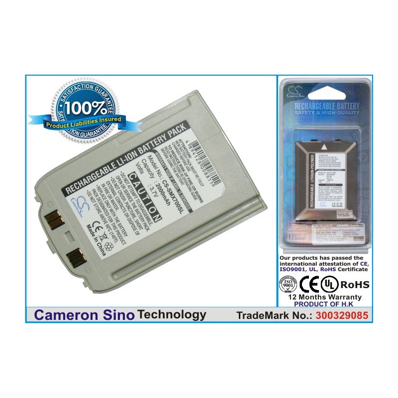 Samsung SGH-X708 850mAh 3.15Wh Li-Ion 3.7V (Cameron Sino)
