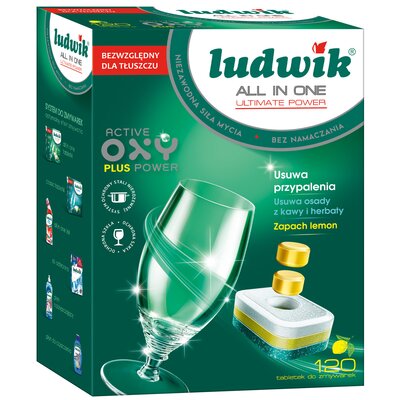 Ludwik Ultimate Power Tabletki do zmywarek Lemon 120 szt.