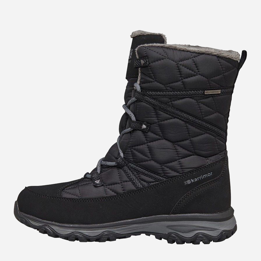 Zimowe buty trekkingowe damskie wysokie Karrimor Polar Quilt 2 Ladies Weathertite K1054-BLK 39 (6UK) 24.5 cm Czarne (5017272010014)