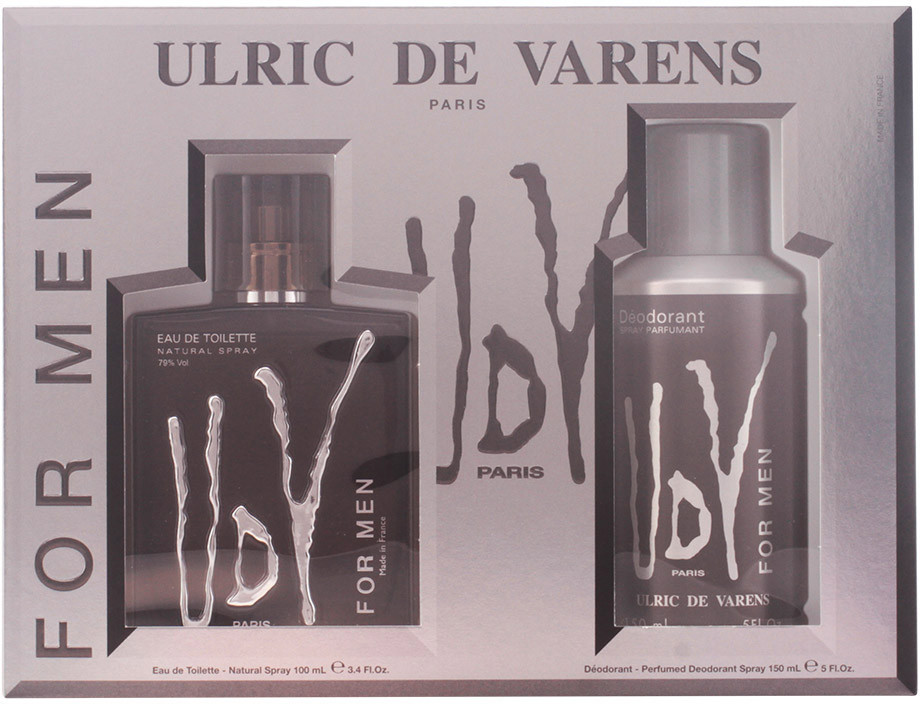 Zestaw Ulric De Varens UDV Men Woda toaletowa 100 ml + dezodorant 200 ml (3326240045470)