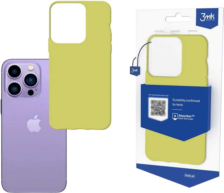 Etui plecki 3MK Matt Case do Apple iPhone 12 Pro Max Lime (5903108368971)