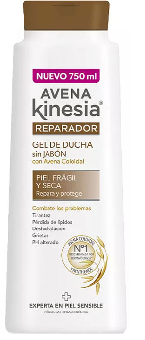 Żel pod prysznic Avena Kinesia Reparador Soap Free Shower Gel 750 ml (8411135006249)