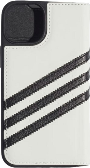 Etui z klapką Adidas OR Booklet Case do Apple iPhone 13 White-black (8718846095501)