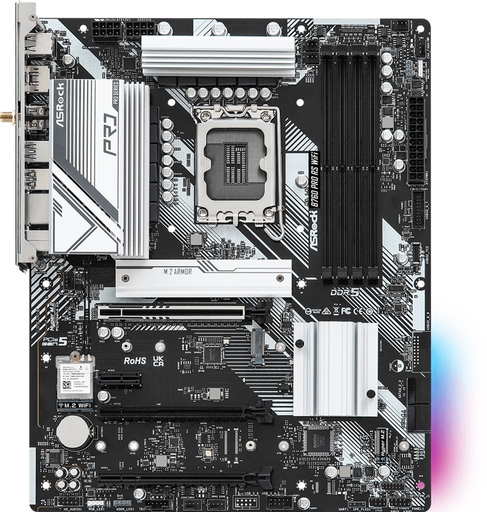 Płyta główna ASRock B760 Pro RS WiFi (s1700, Intel B760, PCI-Ex16)