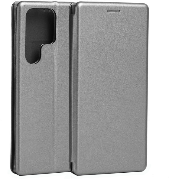 Etui z klapką Beline Book Magnetic do Samsung Galaxy S23 Ultra Steel (5905359811763)