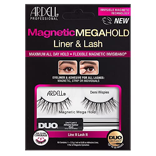 Zestaw rzęs Ardell Magnetic Megahold Liner y Lash Demi Wispies 2 szt (74764368249)