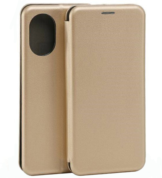 Etui z klapką Beline Book Magnetic do Oppo Reno 8 Pro Gold (5905359816478)