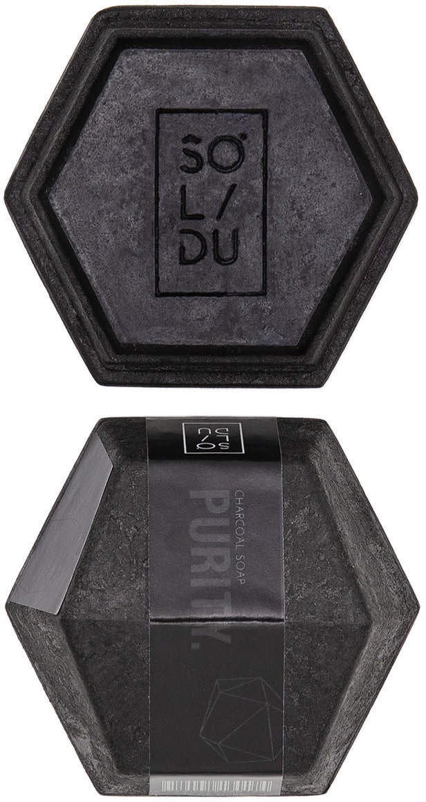 Mydło Solidu Purity Charcoal & Tea Tree Face & Body Soap Bar 65 g (4779047130174)