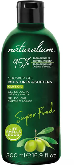 Żel pod prysznic Naturalium Super Food Olive Oil Moisture Shower Gel 500 ml (8435283612053)