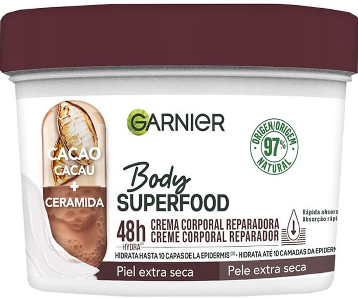 Krem do ciała Garnier Body Superfood Cocoa Repair Body Cream 380 ml (3600542470469)