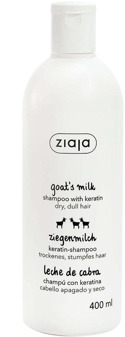 Szampon wzmacniający Ziaja Leche De Cabra Shampoo Fortalecedor Con Keratina 400 ml (5901887035459)