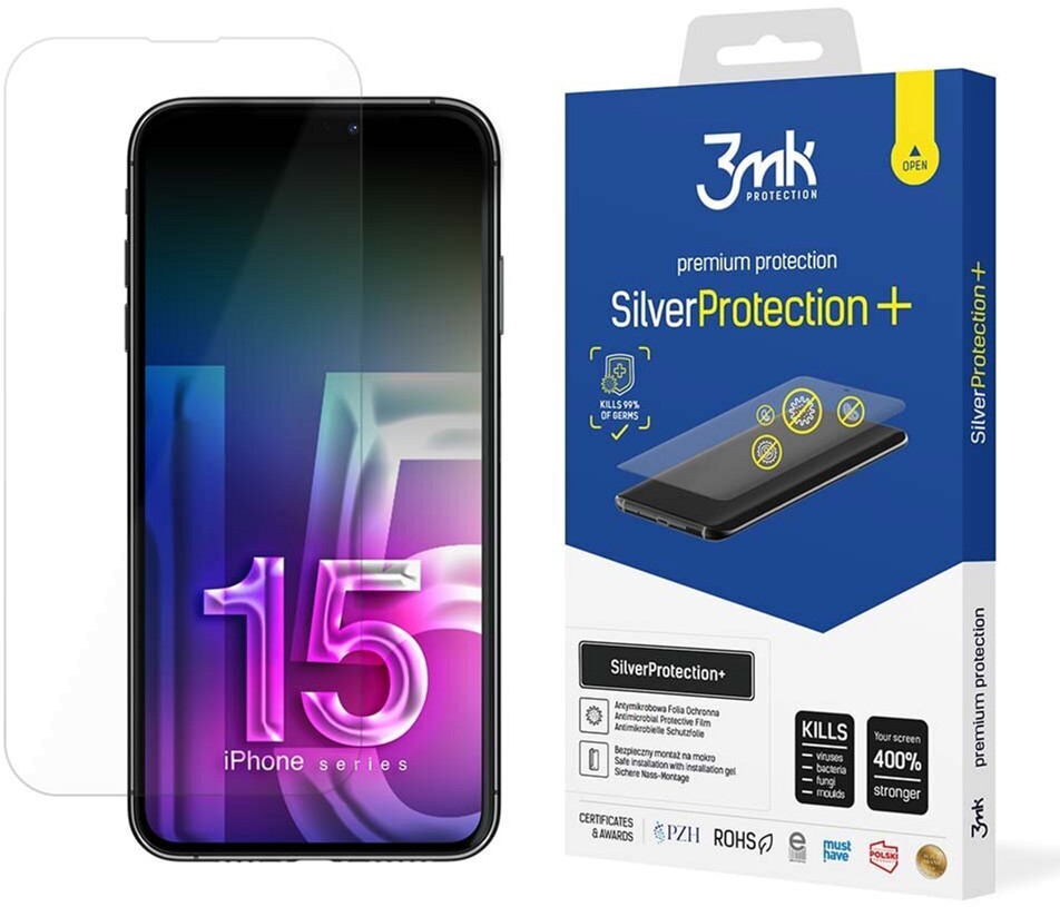 Folia ochronna 3MK Silver Protect+ do Apple iPhone 15 Pro Max (5903108535632)