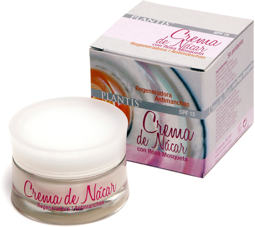 Krem do twarzy Artesania Agricola Crema Nacar Plantis SPF15 50 ml (8435041002010)