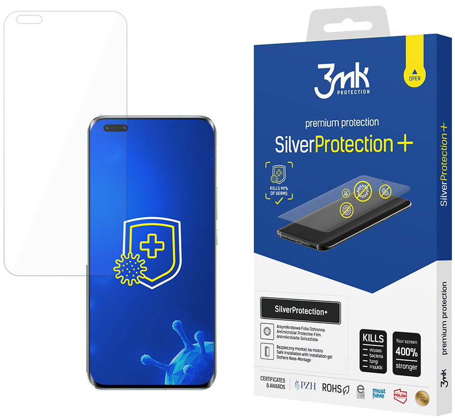 Фото - Захисне скло / плівка 3MK SilverProtect+ Honor Magic5 Pro Folia Antymikrobowa montowana na mokro 