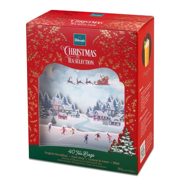 Dilmah Christmas 3D Tea Selection Gift Pack 40 kopertowana