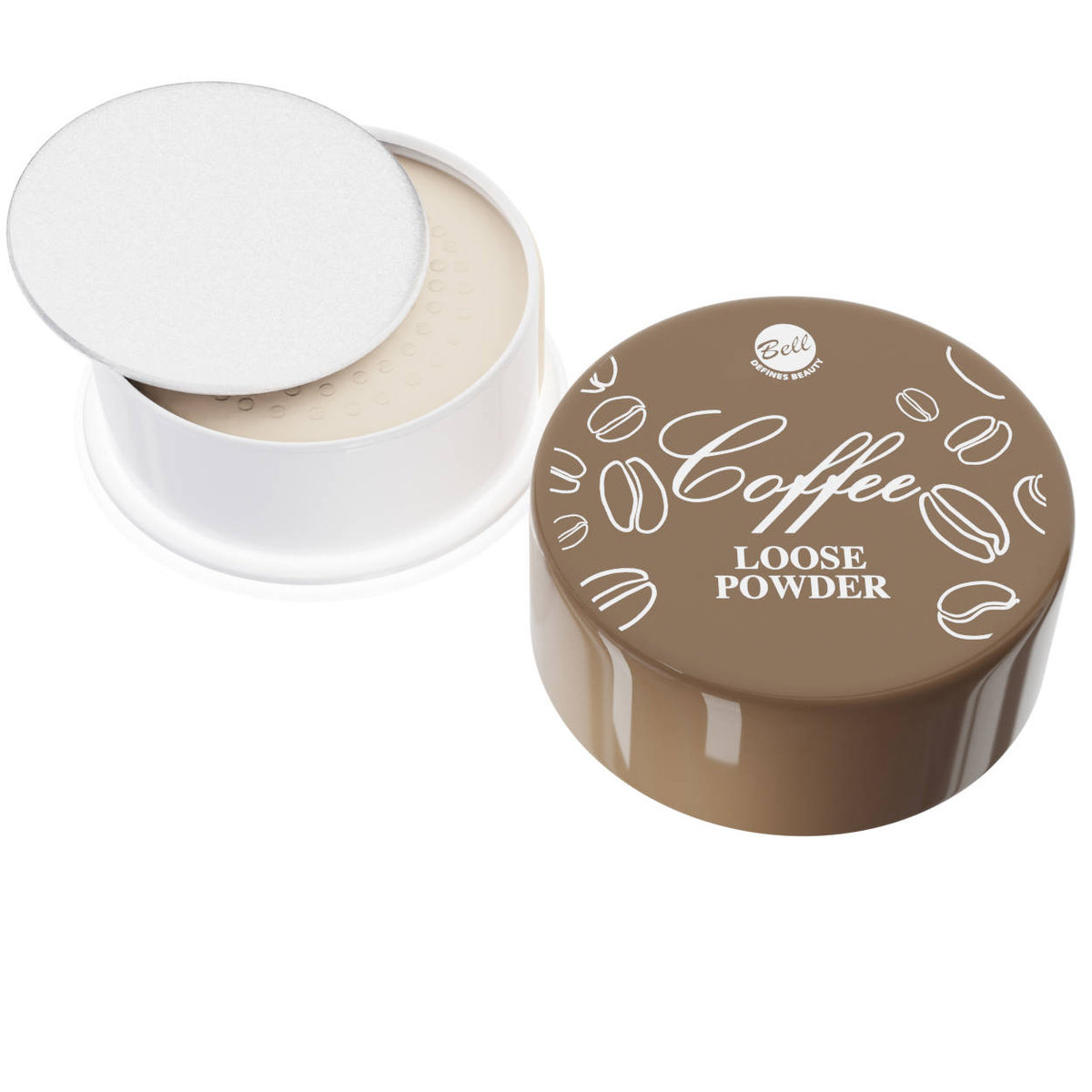 Bell - Coffee Loose Powder - Sypki puder blurujący o zapachu kawy - 8 g