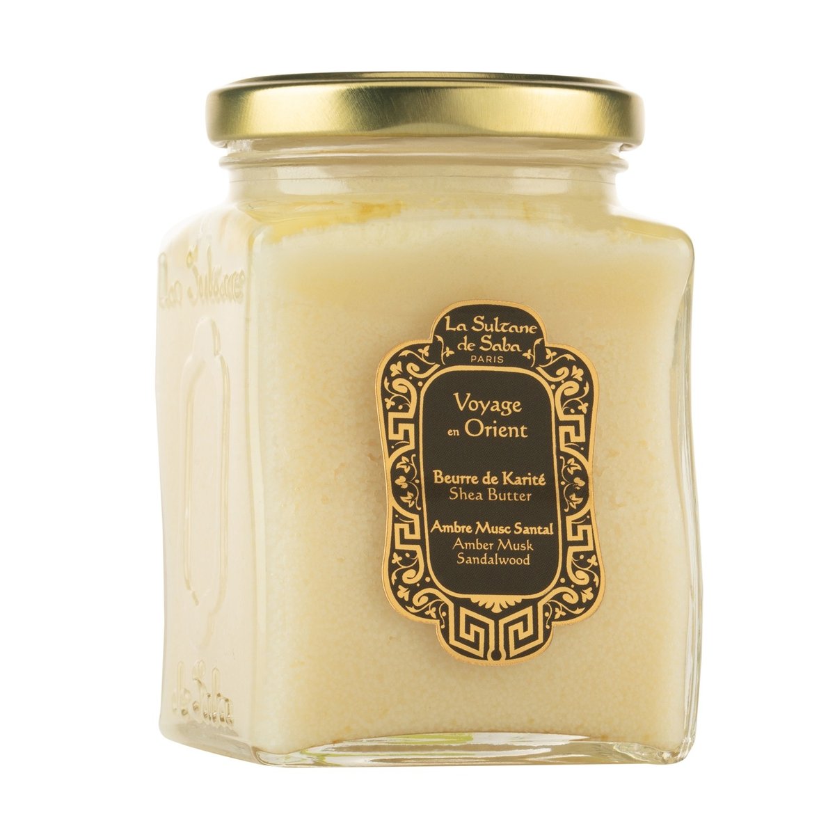 La Sultane de Saba, Shea Butter Amber Musk Sandalwood, Masło shea- bursztynowe drzewo sandałowe i piżmo, 300ml