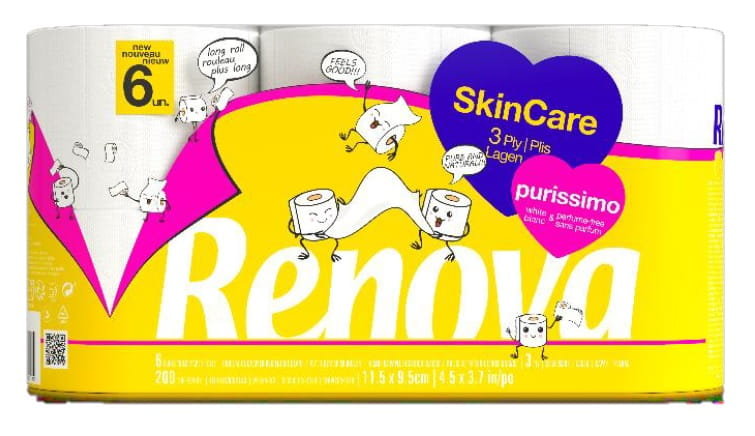 Papier Toaletowy Renova Skin Care Purissimo 6R