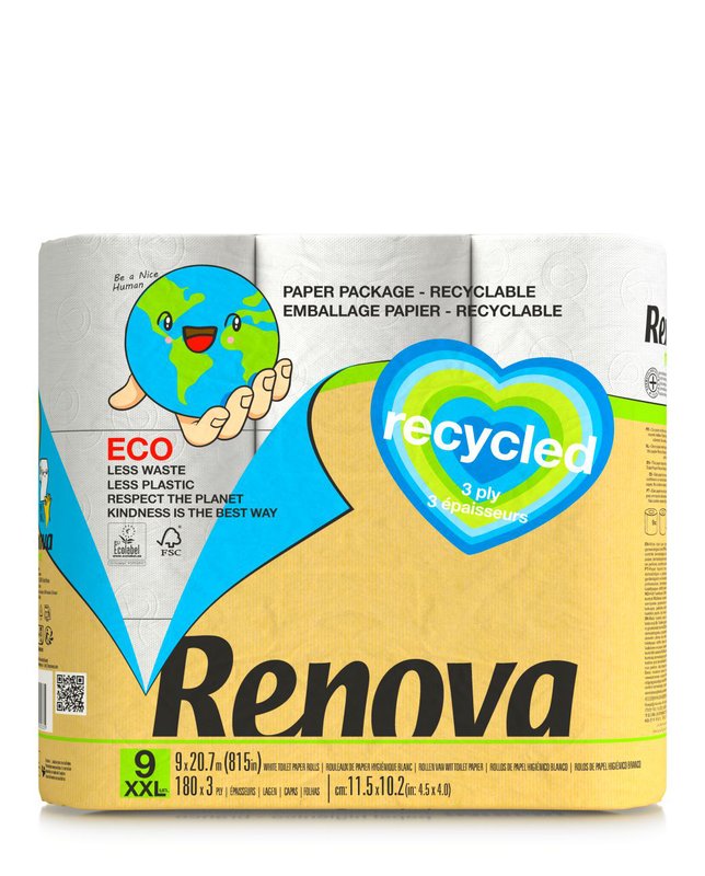 Papier Toaletowy Renova Recycled  9R