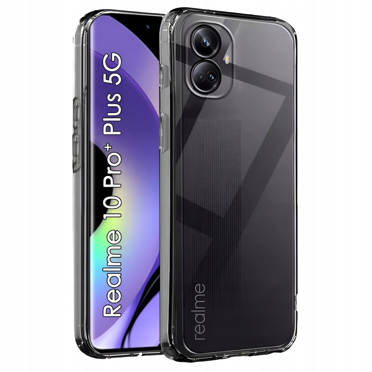 Etui Do Realme 10 Pro 5G Gumowe Obudowa Case Silikon Slim Pokrowiec Cover