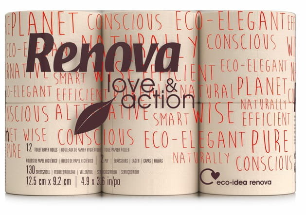Papier Toaletowy Renova Love&Action 12R