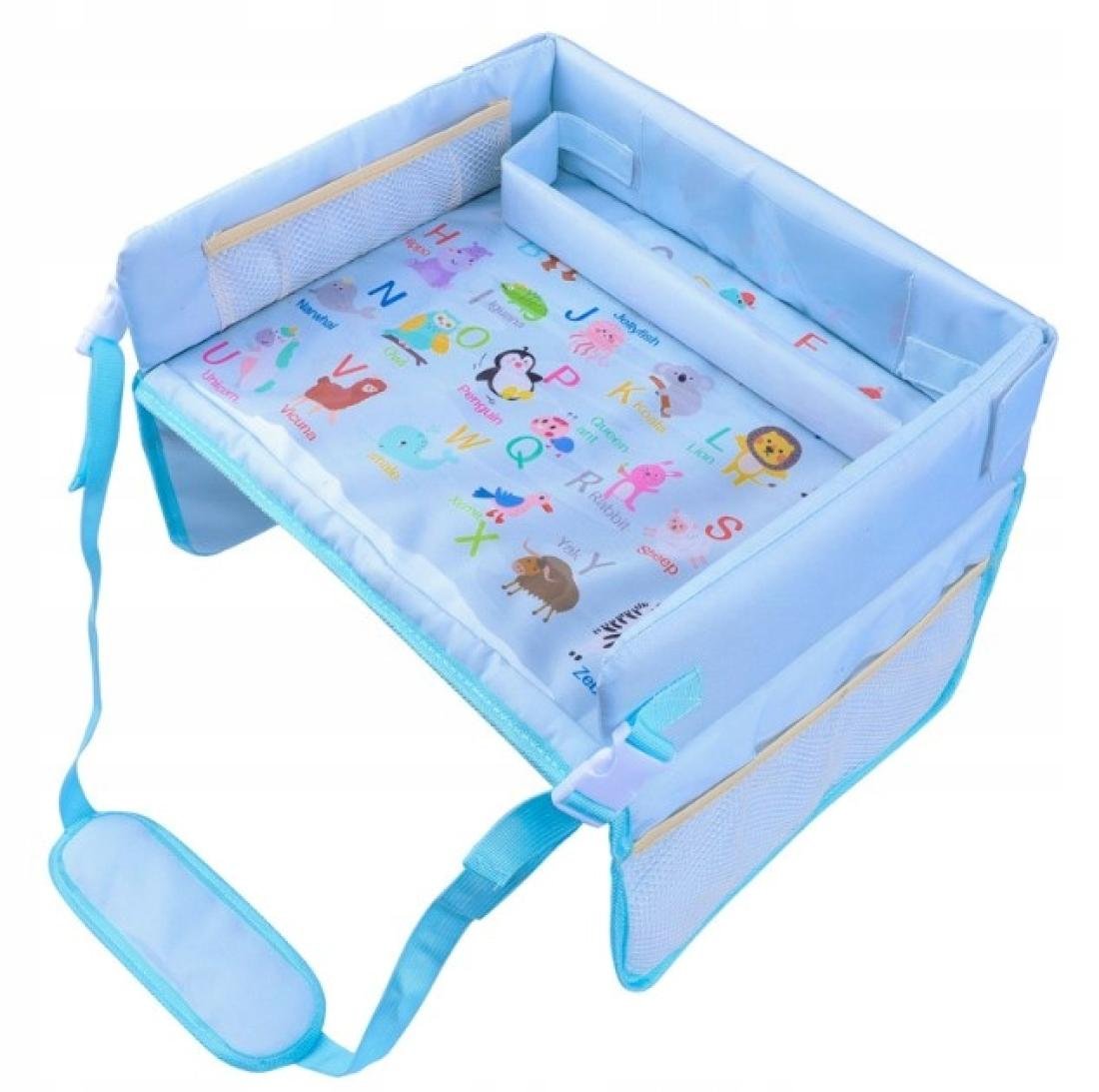 Tacka Stolik Do Podróży Samochodem Dla Dzieci Niebieski