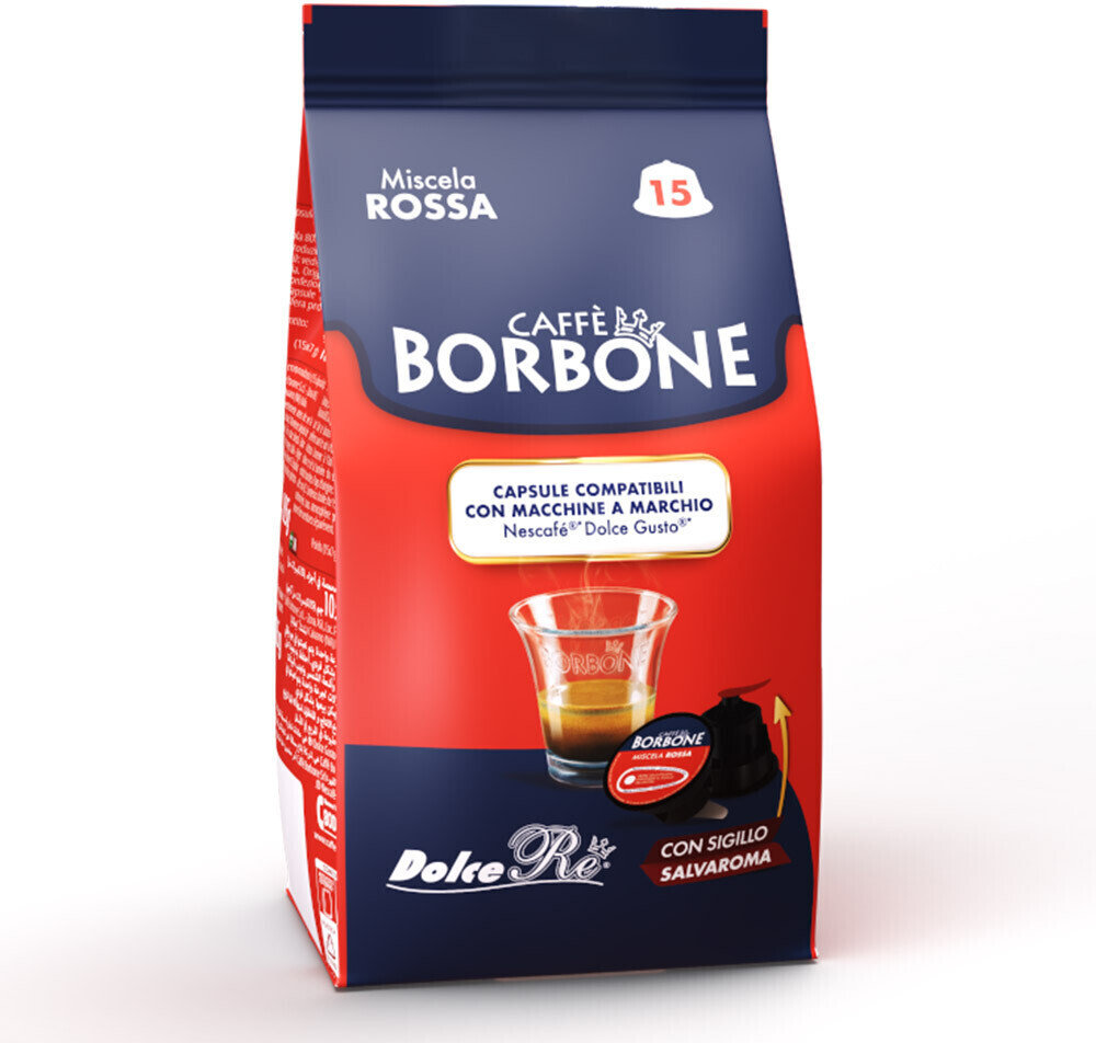 BORBONE DOLCE GUSTO ROSSA kapsułki 15 szt.