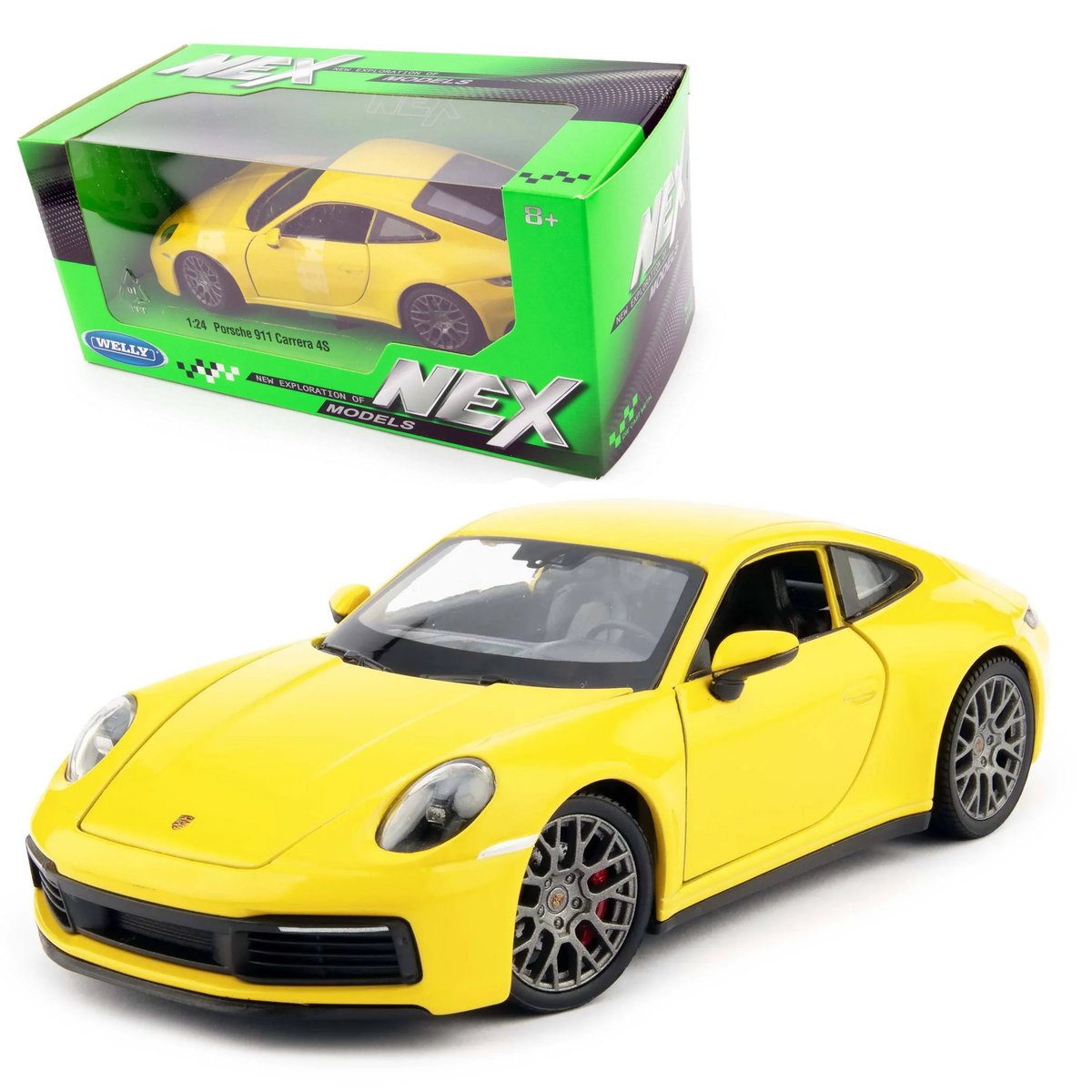 Porsche 911 Carrera 4S Skala 1:24 Welly