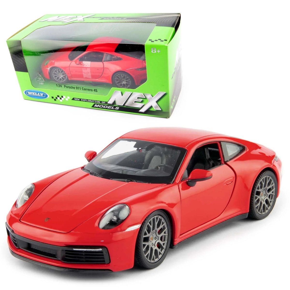 Porsche 911 Carrera S Skala 1:24 Welly