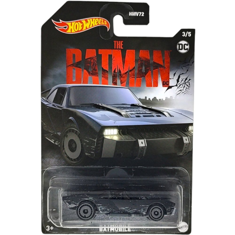 HOT WHEELS DC THE BATMAN MOVIE BATMOBILE HLK46 3/5