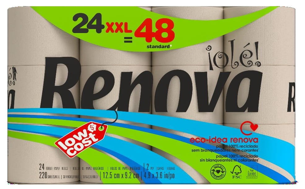 Papier Toaletowy Renova Ole! 24R