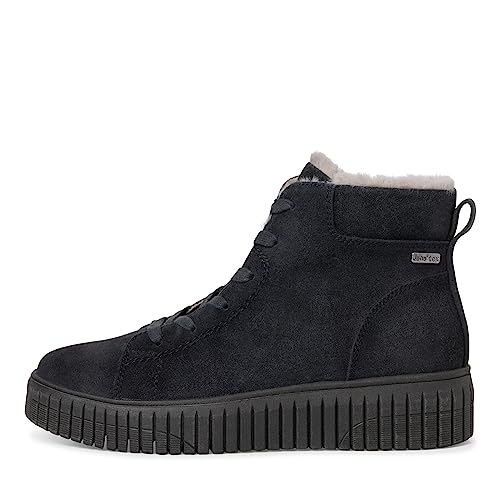 Jana Softline 8-26274-41 damskie wygodne szerokie buty wodoodporne antypoślizgowe ciepłe wyściełane botki, grantowy, 36 EU Weit