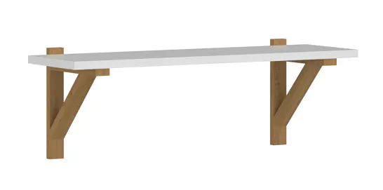 Minimalistyczna skandynawska półka ścienna N0-E88