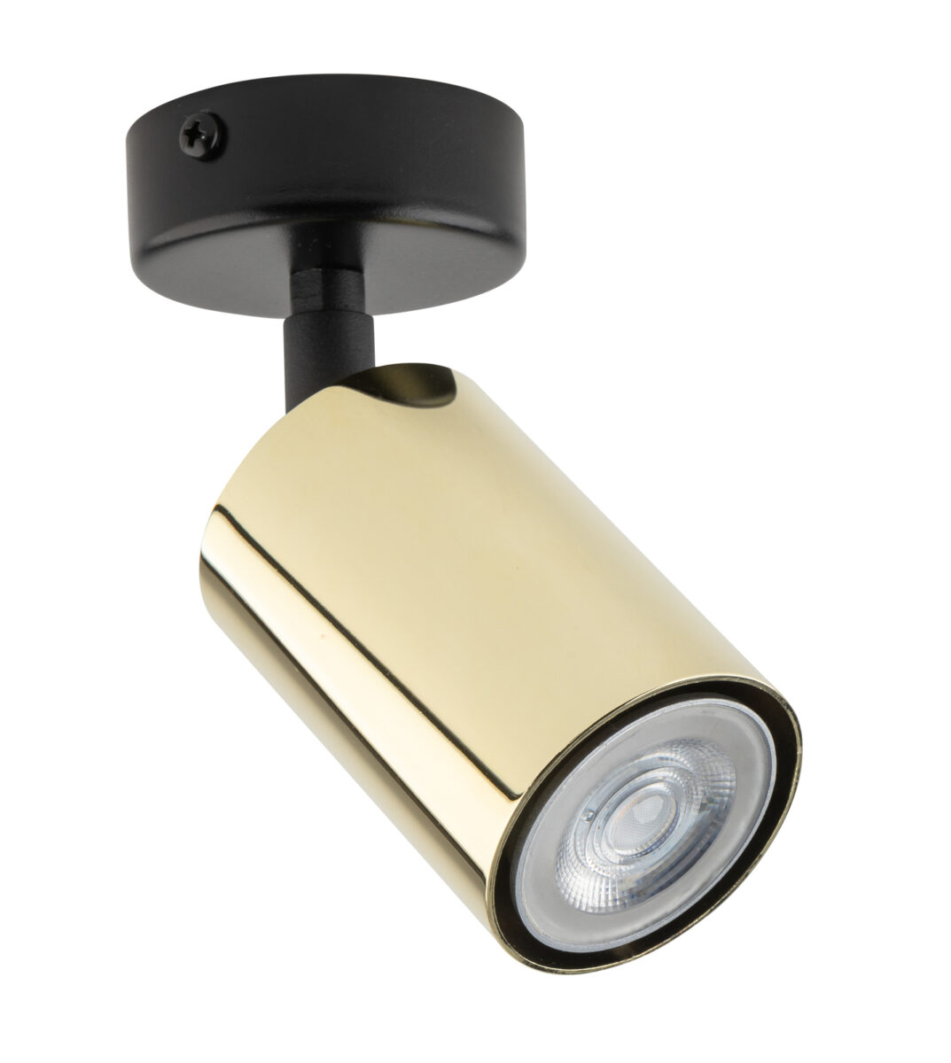 Zoom spot czarno złoty regulowany GU10 33506 Sigma