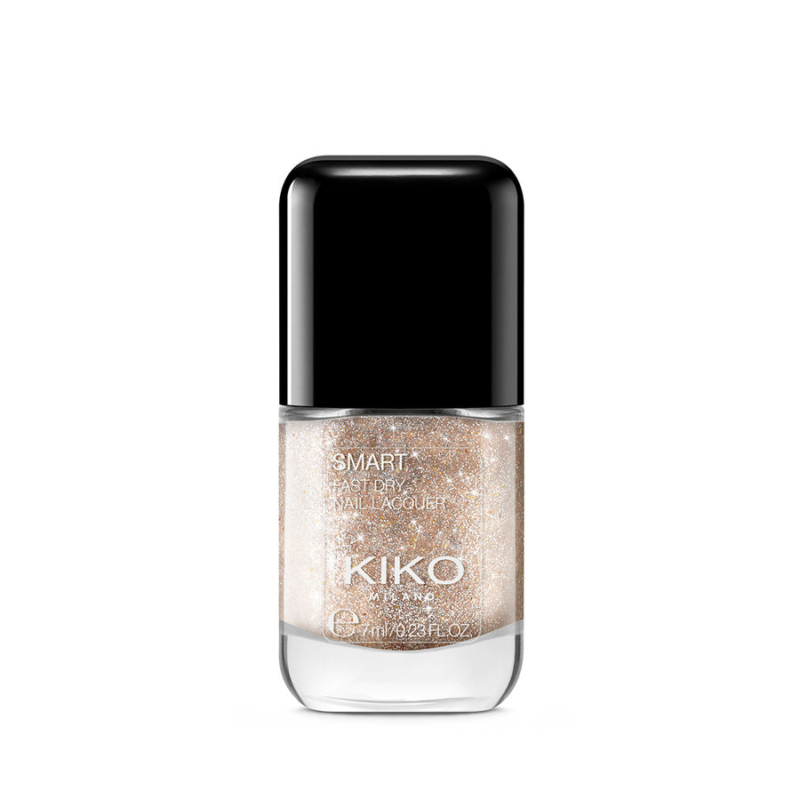 Фото - Лак для нігтів Milano KIKO  Smart Nail Lacquer Biodegradable Glitter Edition szybkoschnący 