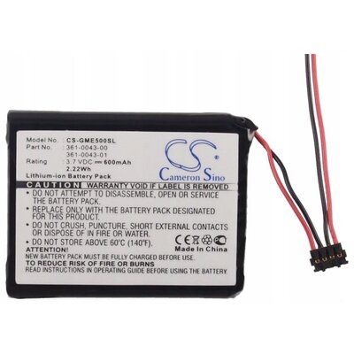Cameron Sino Garmin Bateria 361-00043-00 Do Edge 200 500 520
