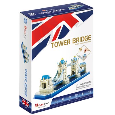 Puzzle 3D Tower Bridge 52 el. - Cubic Fun