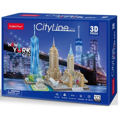 Cubicfun Puzzle 3D City Line New York City 123