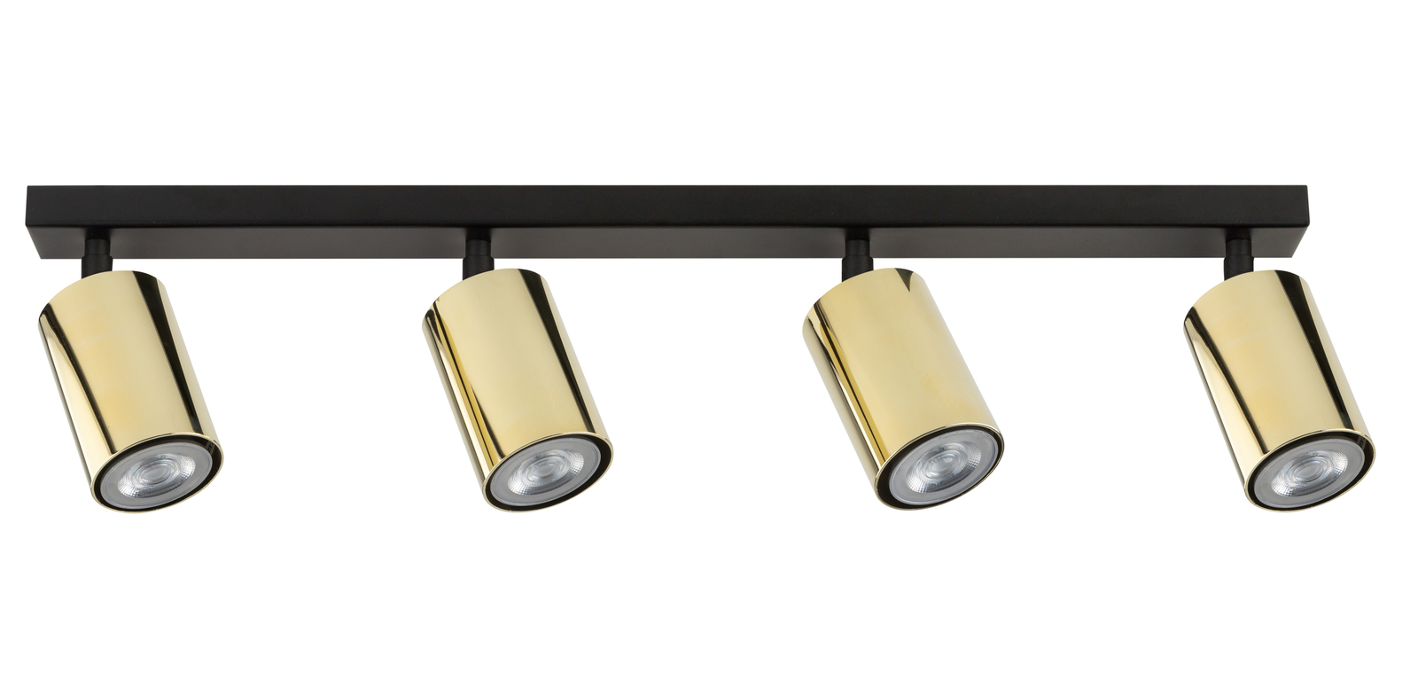Zoom lampa sufitowa 4 punktowa czarno-złota 33509 Sigma