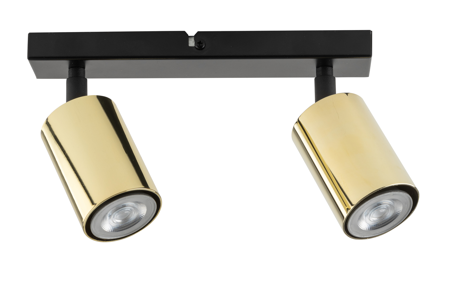 Zoom lampa sufitowa czarno-złota 2 punktowa 33507 Sigma