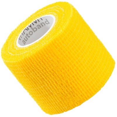 Vitammy Autoband kolor żółty 5cm x 450cm Elastyczny bandaż kohezyjny samoprzylepny