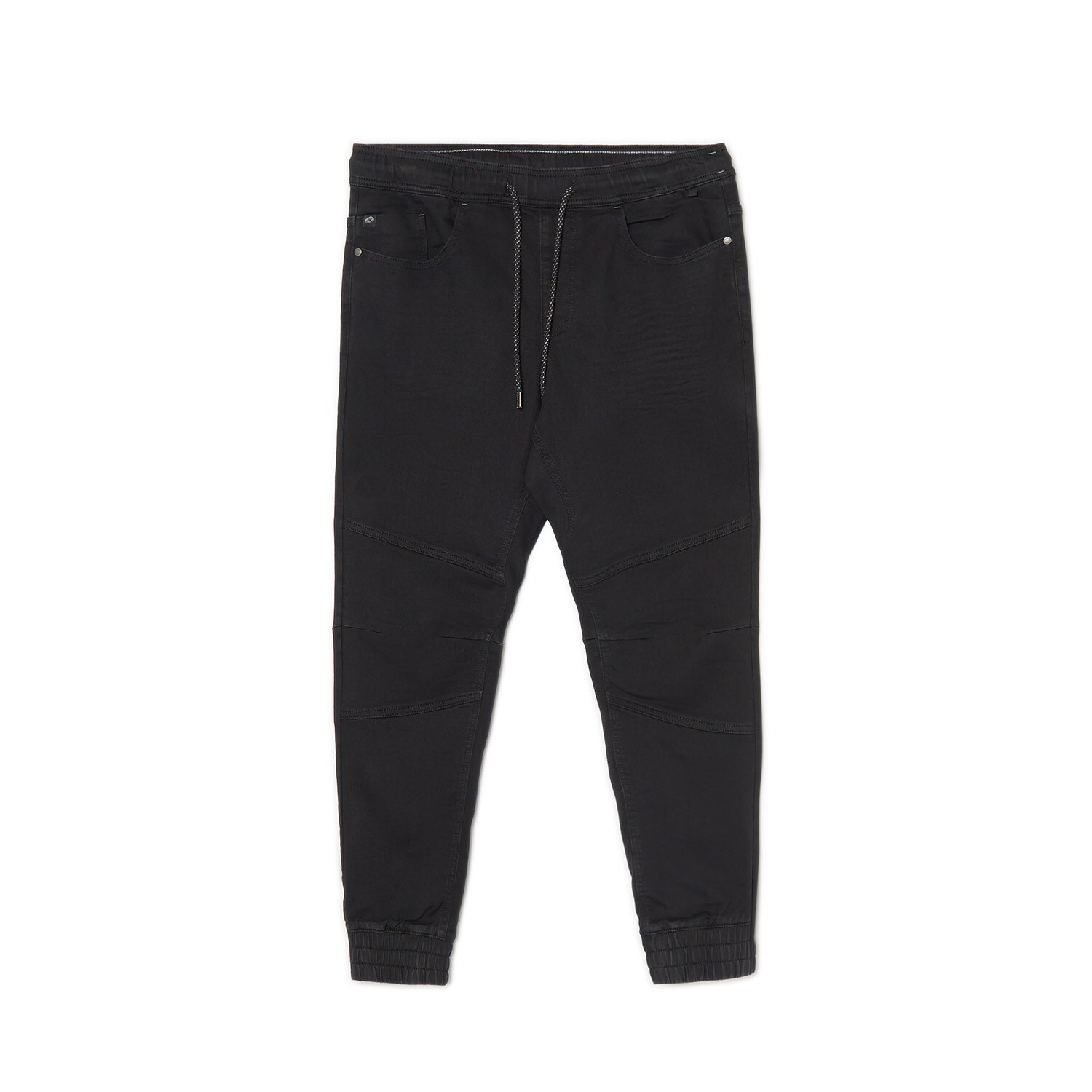 Cropp - Czarne jeansowe joggery - Czarny