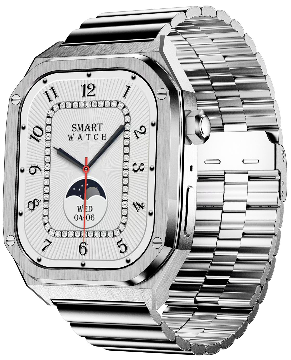 Hagen HC73.111.1411.536-SET Smartwatch HC73 srebrny 