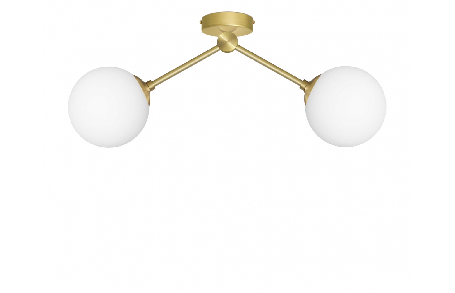 Złota krótka lampa sufitowa GP-S2K