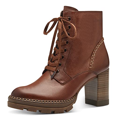 Tamaris Damskie botki 1-1-25105-41, koniak, 39 EU