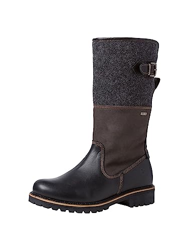 Tamaris Damskie botki 1-1-26432-41, czarny Comb, 39 EU